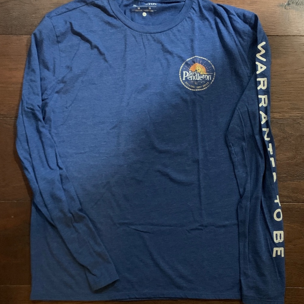 Pendleton Men's Long-Sleeve Crew Tee. Surf Pendleton